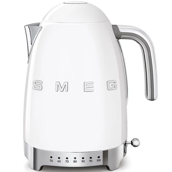 SMEG VÍZFORRALÓ, állítható vízhőfok, fehér retro